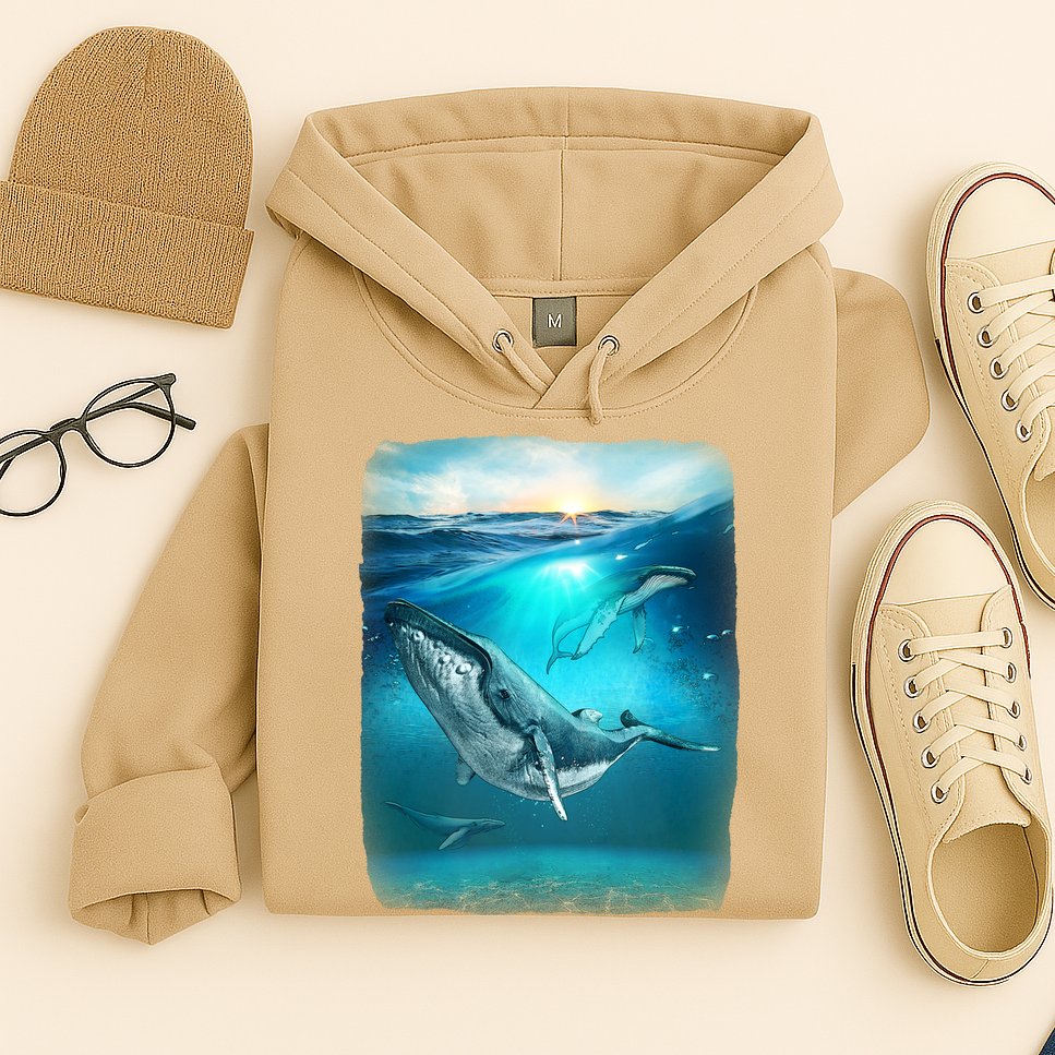 Humpback Whale Sea Ocean Hoodie
