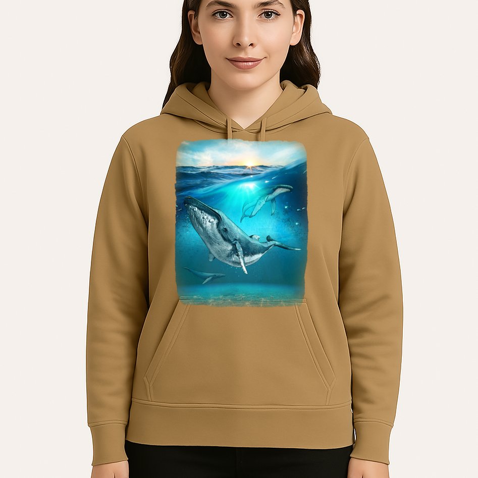 Humpback Whale Sea Ocean Hoodie