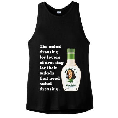 Harris Word Salad KamalaS Own Word Salad Dressing Humor Ladies PosiCharge Tri-Blend Wicking Tank