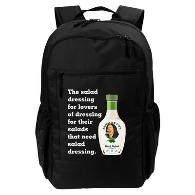 Harris Word Salad KamalaS Own Word Salad Dressing Humor Backpack