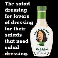Harris Word Salad KamalaS Own Word Salad Dressing Humor Button
