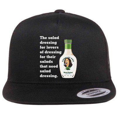 Harris Word Salad KamalaS Own Word Salad Dressing Humor Flatbill Hat