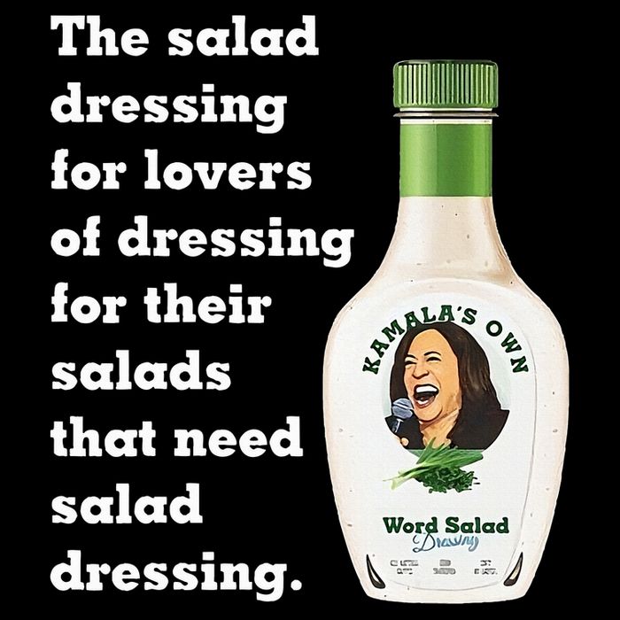 Harris Word Salad KamalaS Own Word Salad Dressing Humor Bag