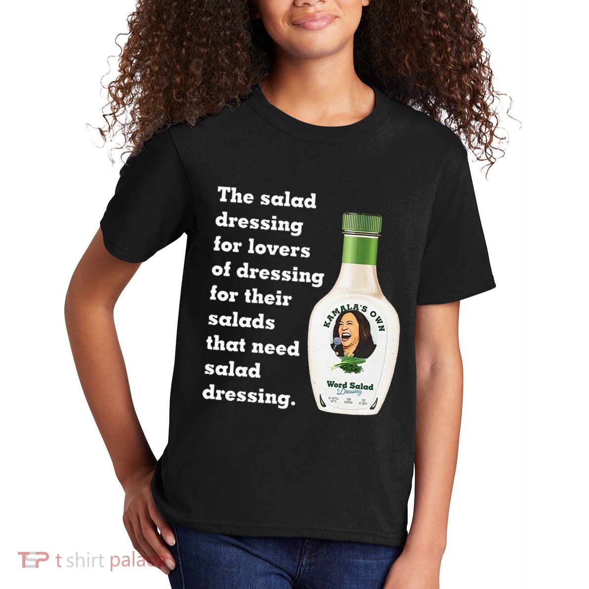 Harris Word Salad KamalaS Own Word Salad Dressing Humor Kids T-Shirt