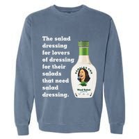 Harris Word Salad KamalaS Own Word Salad Dressing Humor Garment-Dyed Sweatshirt