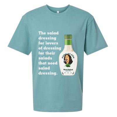 Harris Word Salad KamalaS Own Word Salad Dressing Humor Sueded Cloud Jersey T-Shirt