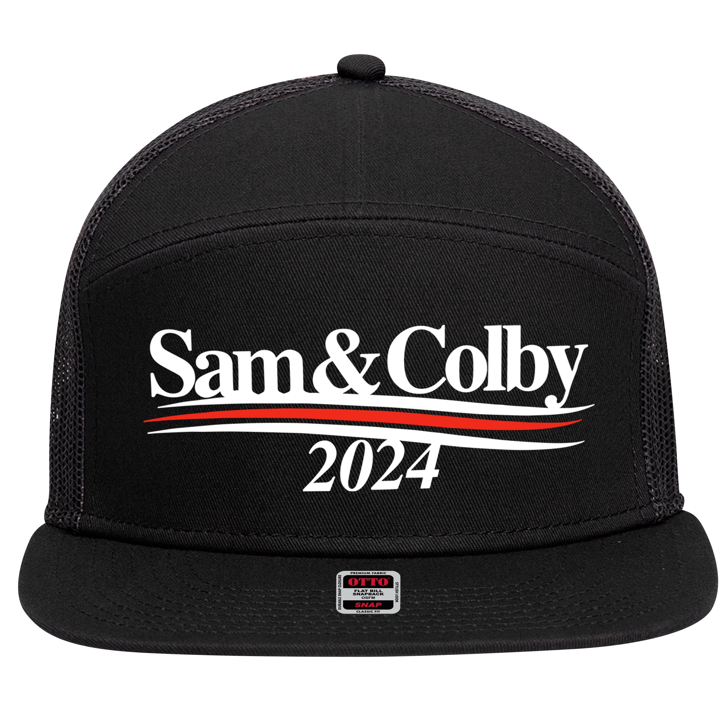 Hell Week Sam And Colby 2024 7 Panel Mesh Trucker Snapback Hat