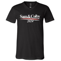 Hell Week Sam And Colby 2024 V-Neck T-Shirt