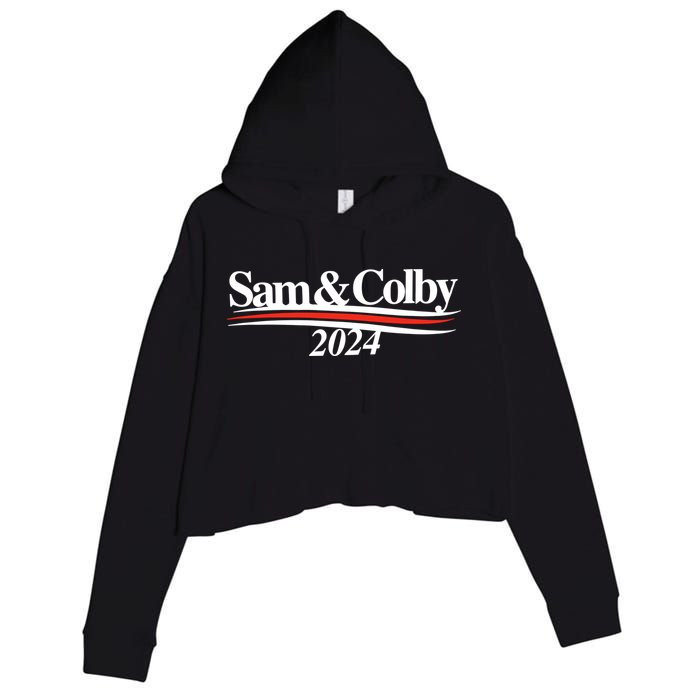 Hell Week Sam And Colby 2024 Crop Fleece Hoodie