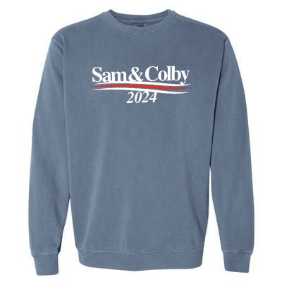 Hell Week Sam And Colby 2024 Garment-Dyed Sweatshirt