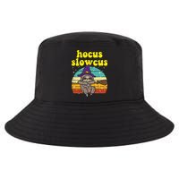 Halloween Witch Sloth Retro Animal Print Adorable and Magical Cool Comfort Performance Bucket Hat