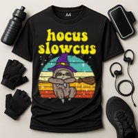 Halloween Witch Sloth Retro Animal Print Adorable and Magical Cooling Performance Crew T-Shirt