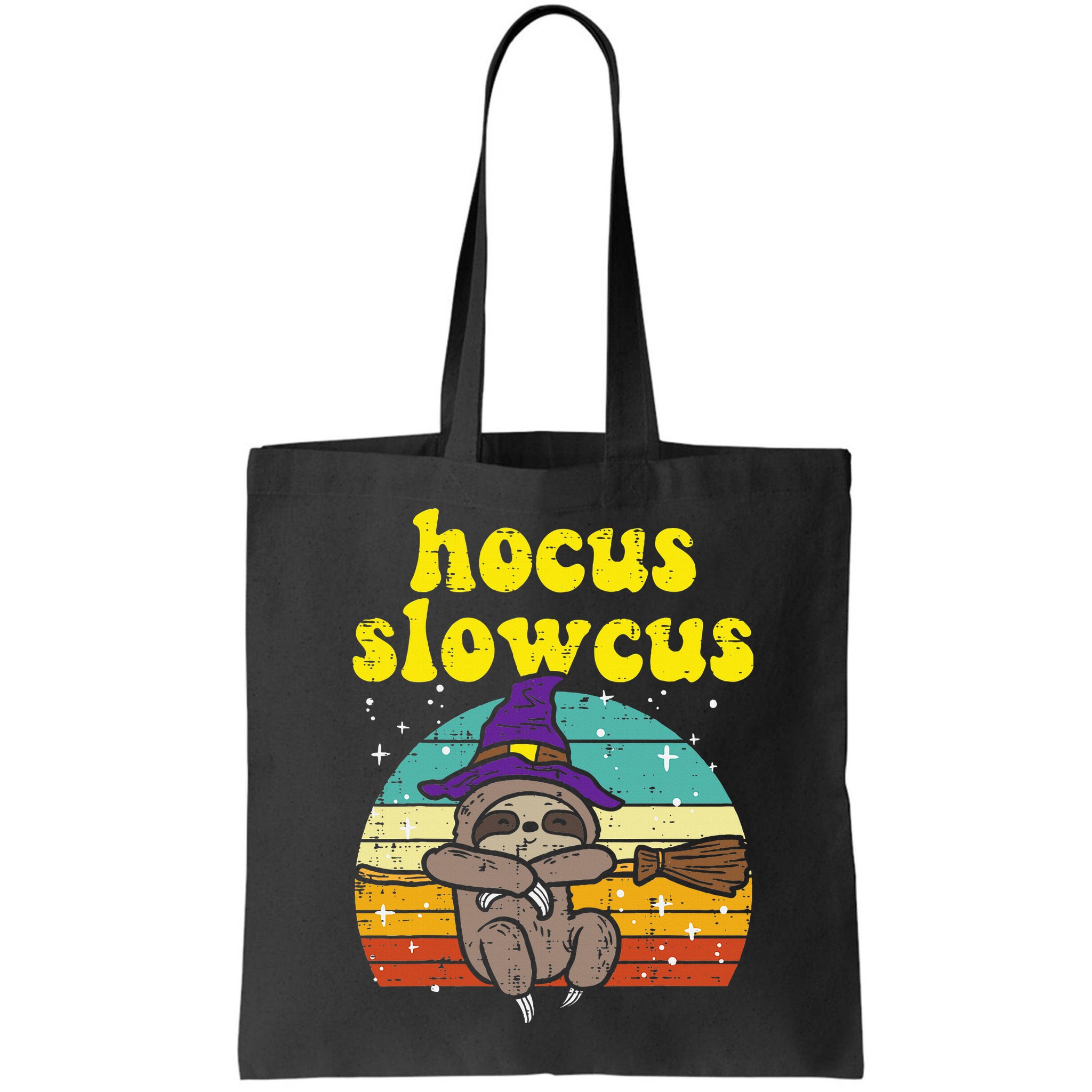 Halloween Witch Sloth Retro Animal Print Adorable and Magical Bag