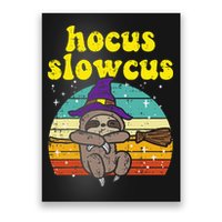 Halloween Witch Sloth Retro Animal Print Adorable and Magical Poster