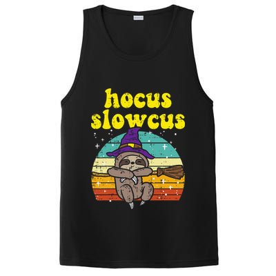 Halloween Witch Sloth Retro Animal Print Adorable and Magical PosiCharge Competitor Tank