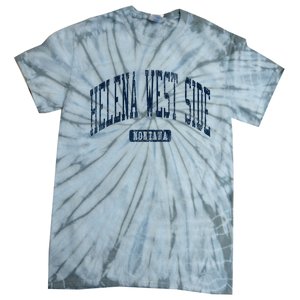 Helena West Side Montana Style Blue Tie-Dye T-Shirt