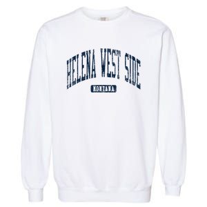 Helena West Side Montana Style Blue Garment-Dyed Sweatshirt