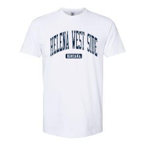 Helena West Side Montana Style Blue Softstyle CVC T-Shirt