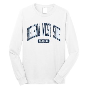 Helena West Side Montana Style Blue Long Sleeve Shirt