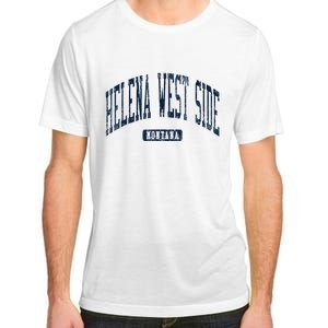 Helena West Side Montana Style Blue Adult ChromaSoft Performance T-Shirt