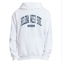 Helena West Side Montana Style Blue Urban Pullover Hoodie