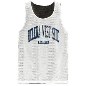 Helena West Side Montana Style Blue Mesh Reversible Basketball Jersey Tank