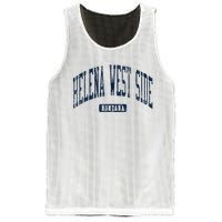 Helena West Side Montana Style Blue Mesh Reversible Basketball Jersey Tank