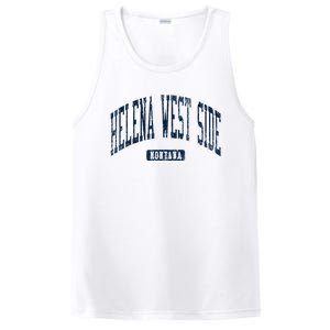 Helena West Side Montana Style Blue PosiCharge Competitor Tank