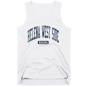 Helena West Side Montana Style Blue Tank Top