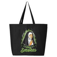 Holy Weed Smokes Funny Nun 25L Jumbo Tote