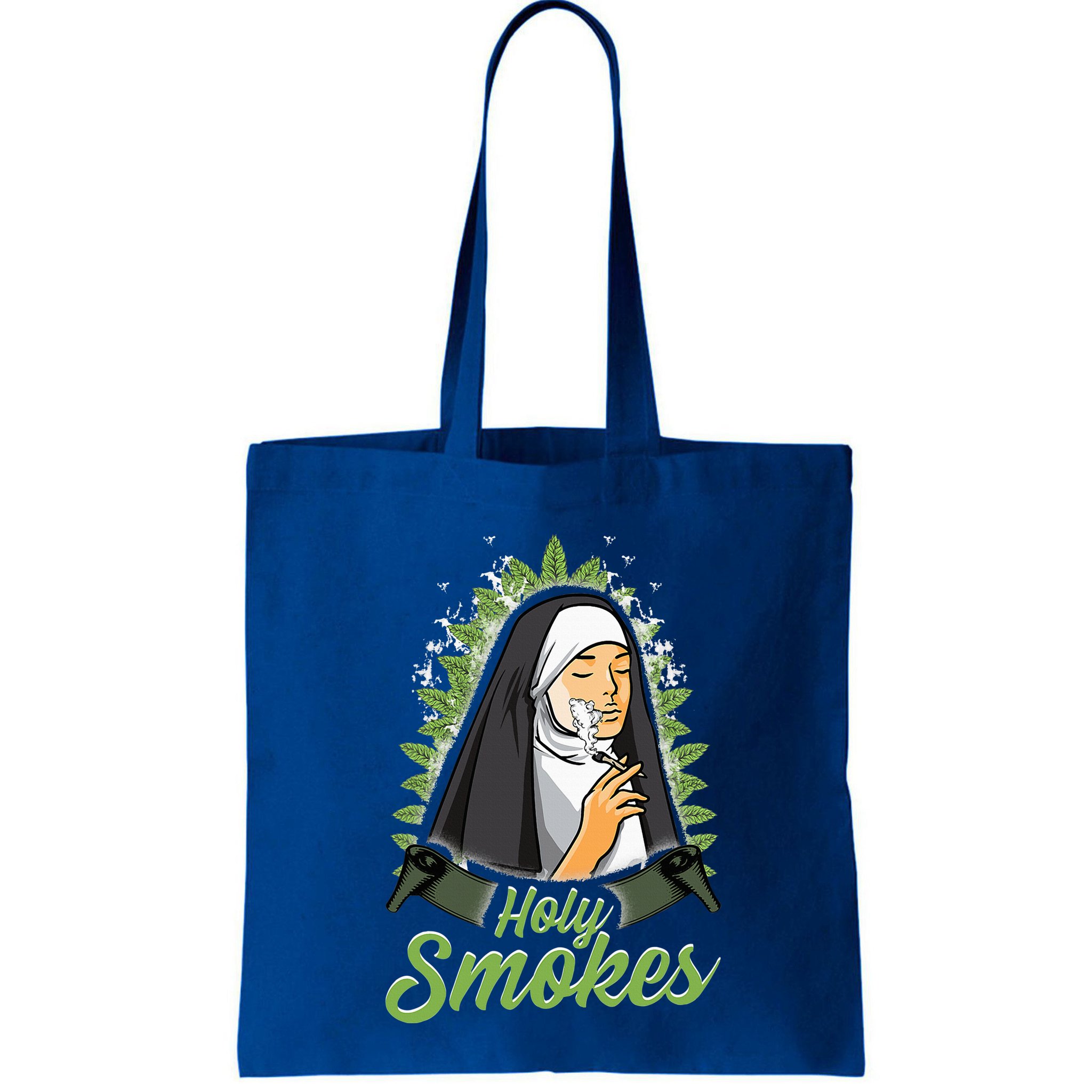 Holy Weed Smokes Funny Nun Bag