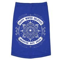 Happy Winter Solstice Brighter Snowflake Days Ahead Doggie Tank