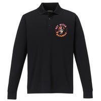 Hot Witch Spooky Halloween Gift Performance Long Sleeve Polo