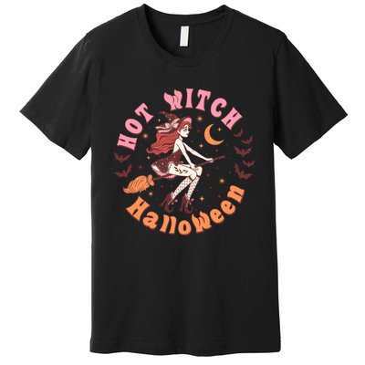 Hot Witch Spooky Halloween Gift Premium T-Shirt