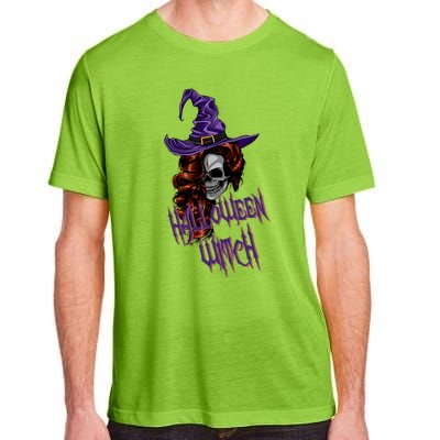 Halloween Witch Scary Halloween Skull Witch Skeleton Gift Adult ChromaSoft Performance T-Shirt