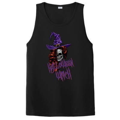 Halloween Witch Scary Halloween Skull Witch Skeleton Gift PosiCharge Competitor Tank