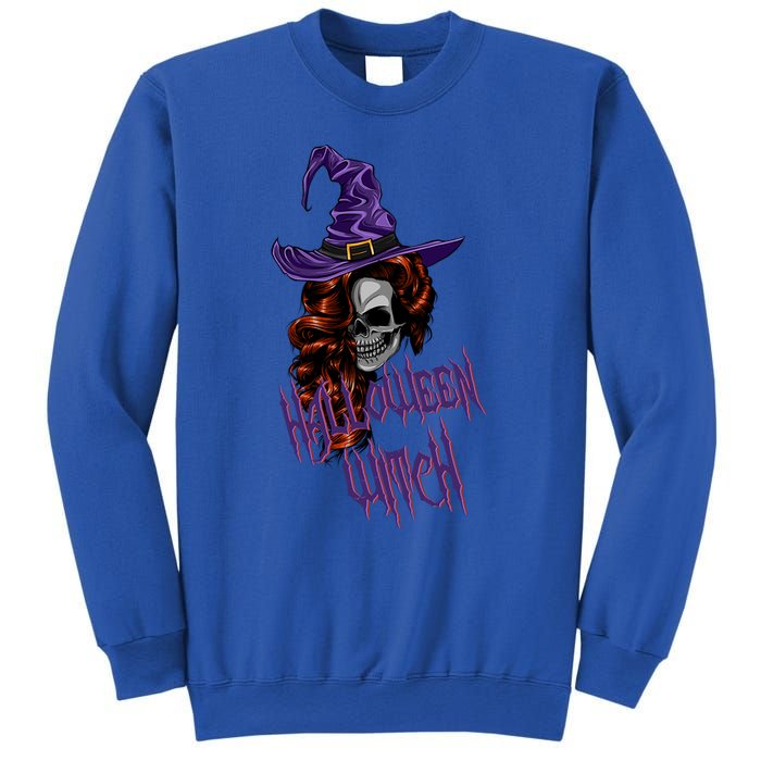 Halloween Witch Scary Halloween Skull Witch Skeleton Gift Sweatshirt