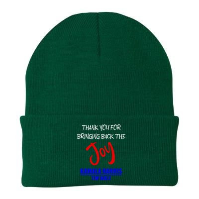 Harris Walz Thank You For Bringing Back The Joy Political Knit Cap Winter Beanie