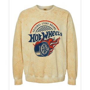 Hot Wheel.S The Original Stunt Brand Colorblast Crewneck Sweatshirt