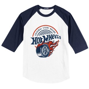 Hot Wheel.S The Original Stunt Brand Baseball Sleeve Shirt