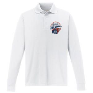 Hot Wheel.S The Original Stunt Brand Performance Long Sleeve Polo