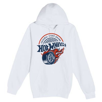 Hot Wheel.S The Original Stunt Brand Premium Pullover Hoodie