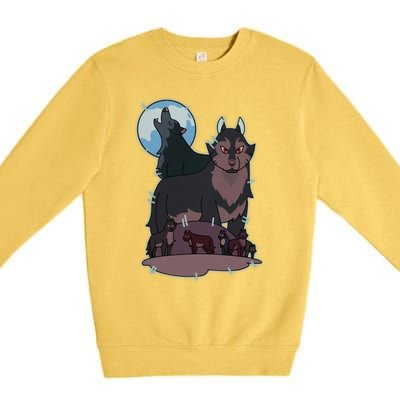 Hunter Wolf The Owl House Hunter Wolf Cosplay The Owl House Premium Crewneck Sweatshirt