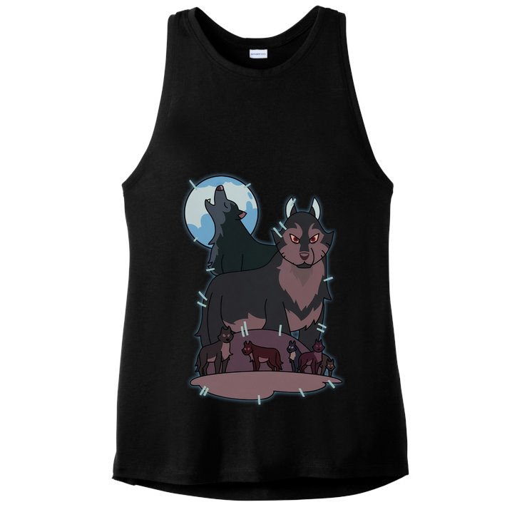 Hunter Wolf The Owl House Hunter Wolf Cosplay The Owl House Ladies PosiCharge Tri-Blend Wicking Tank