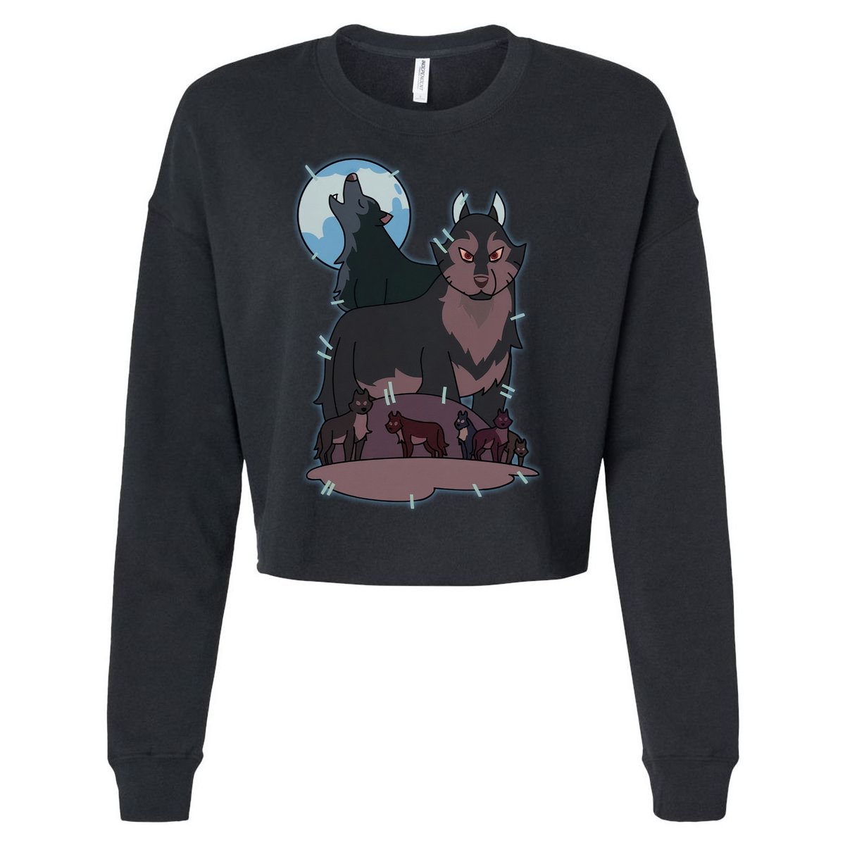 Hunter Wolf The Owl House Hunter Wolf Cosplay The Owl House Cropped Pullover Crew