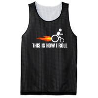 Handicap Wheelchair This Is How I Roll Mesh Reversible Basketball Jersey Tank