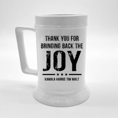 Harris Walz T Thank You For Bringing Back The Joy Political Beer Stein