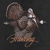 Hunting Wild Turkey 7 Panel Mesh Trucker Snapback Hat