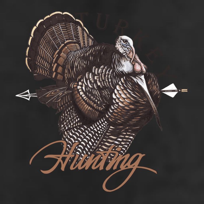 Hunting Wild Turkey 7 Panel Mesh Trucker Snapback Hat