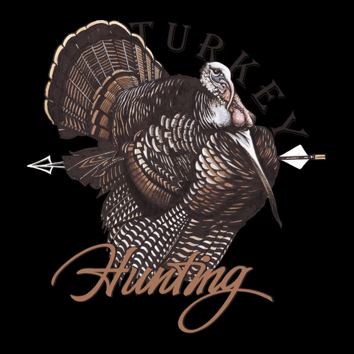 Hunting Wild Turkey Button